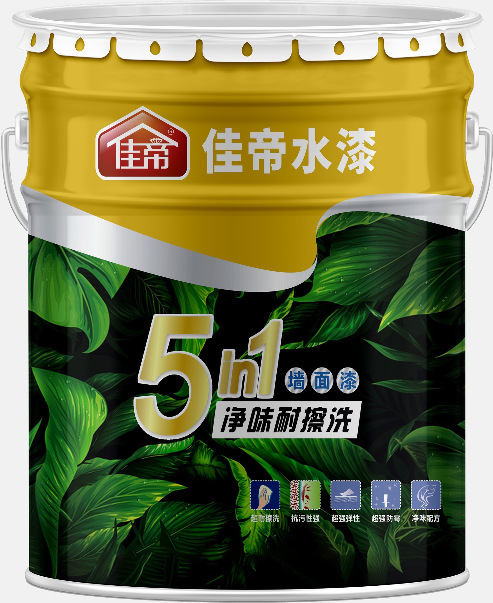佳帝五合一内墙乳胶漆